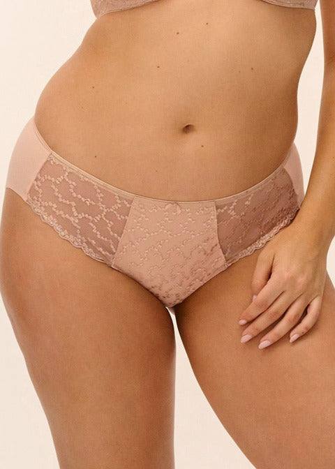 Ana Slip A Vita Bassa Con Dettagli In Pizzo Nude