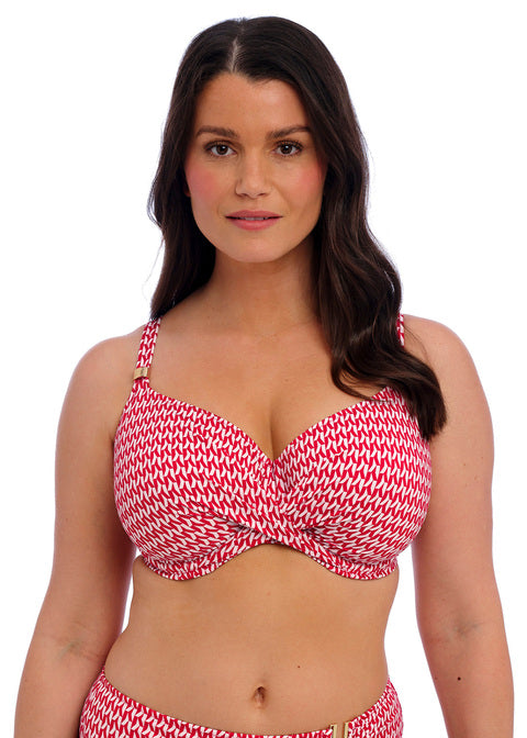 Koh Lipe Radiant Red Full Cup Bikini Top