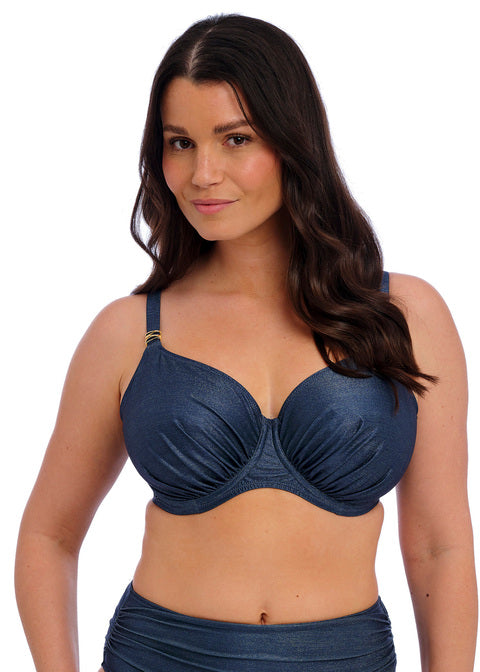 Paros Coast Midnight Sparkle Bikini Top