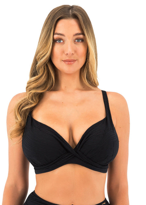 Ottawa Black UW Plunge Bikini Top