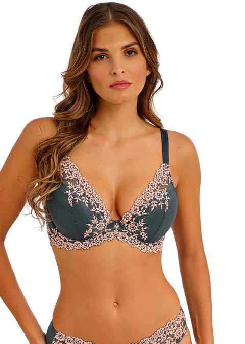 Wacoal Embrace Lace Bralette Con Ferretto E Coppe Soft Dark Slate/Cloud