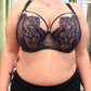 Reggiseno Valentine con coppa ricamata in pizzo soft e ferretto Blu