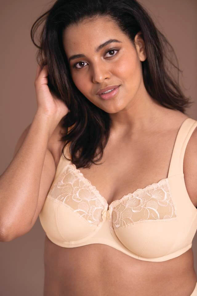 Reggiseno Lucia Anita con Ferretto e Coppa Soft Nero/Rose  - Prodotto in Svendita Finale