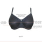 Reggiseno Pearl Black Minimizer ULTIME TAGLIE PRONTA CONSEGNA