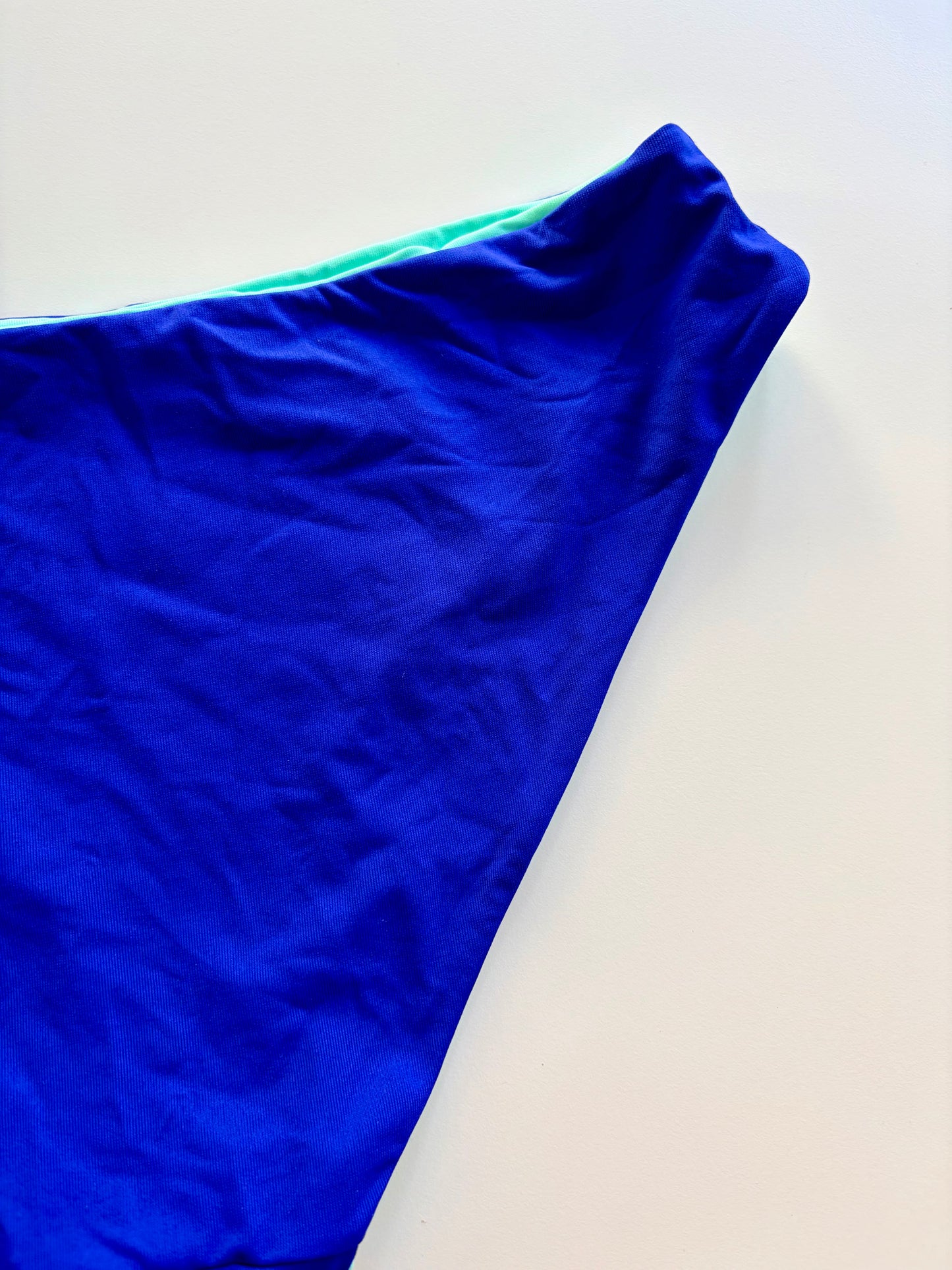 Slip Costume Double Face Blu/Menta