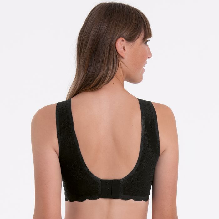 Essential Lace Bralette Nero 5400 Senza Ferretto Con Coppette Estraibili