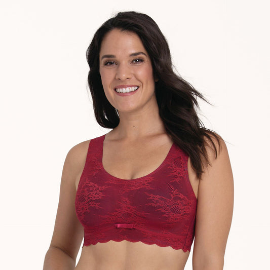 Essential Lace Bralette Rosso 5400