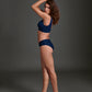 Essential Lace Bralette Blu Mare 5400 Senza Ferretto Con Coppette Estraibili