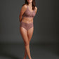 Essential Lace Bralette Berry 5400 Senza Ferretto Con Coppette Estraibili