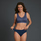 Essential Bralette Blu 5405 Liscia Senza Ferretto Con Coppette Estraibili