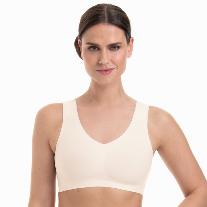 Essential Bralette Cristallo 5405 Liscia Senza Ferretto Con Coppette Estraibili