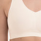 Essential Bralette Cristallo 5405 Liscia Senza Ferretto Con Coppette Estraibili