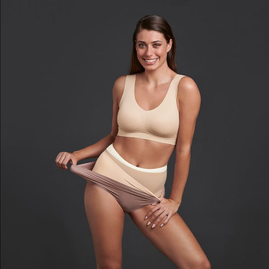 Essential Bralette Nude 5405 Liscia Senza Ferretto Con Coppette Estraibili