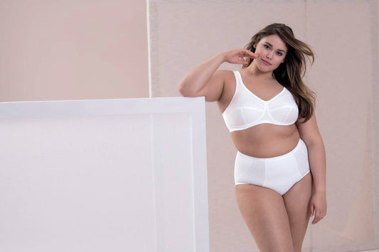 Jana Reggiseno Senza Ferretto Bianco Cotone 5427