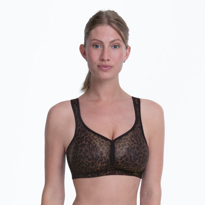 Air Control Gold Cat Reggiseno Sportivo Con Coppe In Schiuma Deltapad 5544