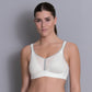 Air Control Bianco Reggiseno Sportivo Con Coppe In Schiuma Deltapad 5544