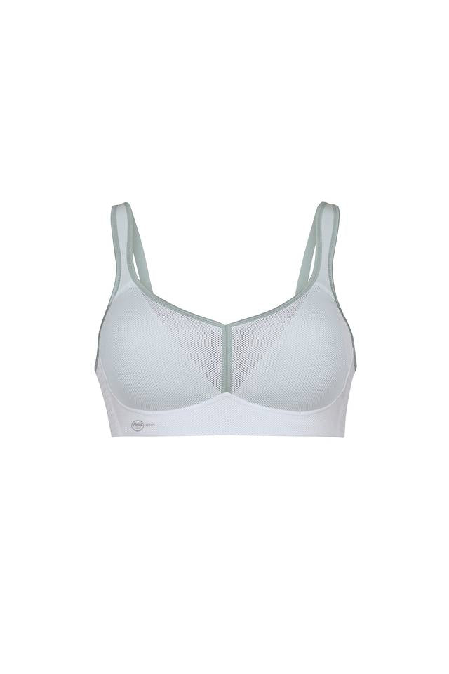 Air Control Bianco Reggiseno Sportivo Con Coppe In Schiuma Deltapad 5544