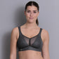 Air Control Antracite Reggiseno Sportivo Con Coppe In Schiuma Deltapad 5544