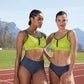 Air Control Apple Green Reggiseno Sportivo Con Coppe In Schiuma Deltapad 5544