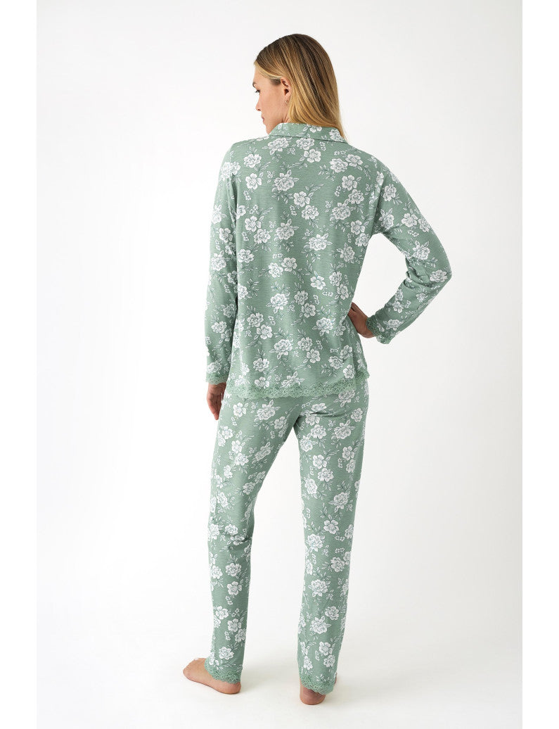 Pigiama Taglio Maschile Aperto Lungo Viscosa ULTIME TAGLIE PRONTA CONSEGNA