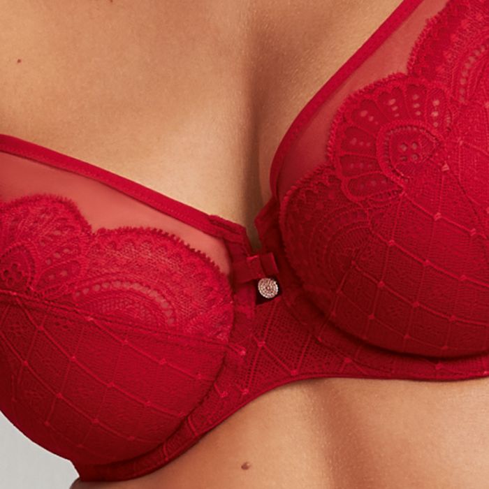 Selma Reggiseno Con Ferretto E Coppe Soft Rosso 5634