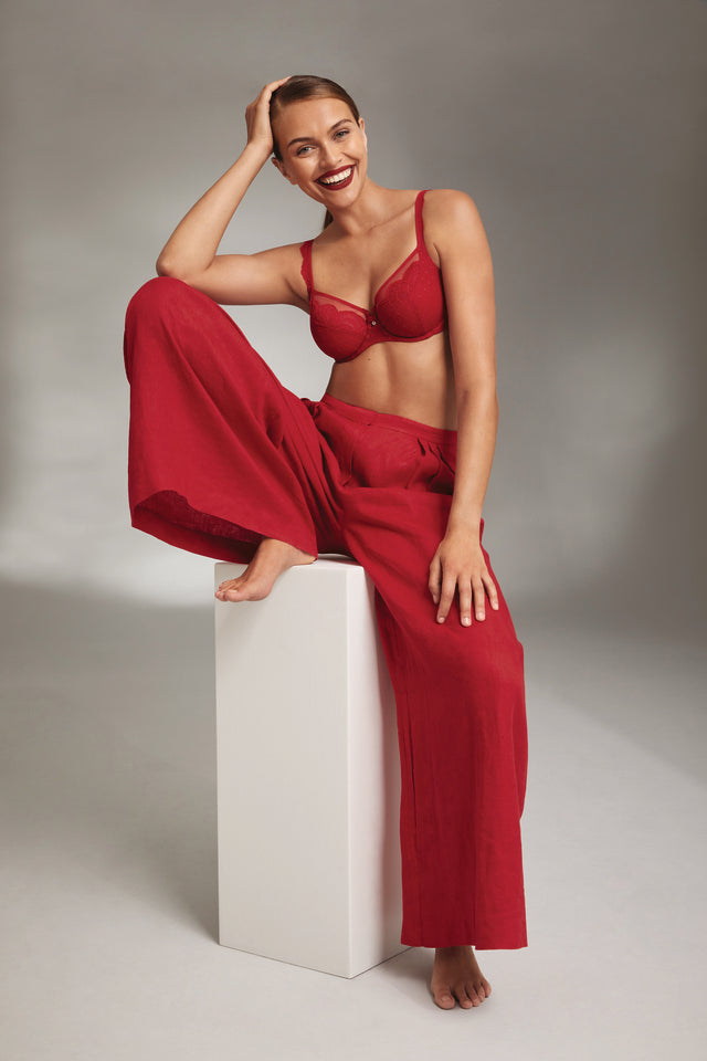 Selma Reggiseno Con Ferretto E Coppe Soft Rosso 5634