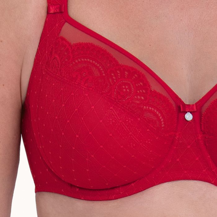Selma Reggiseno Con Ferretto Coppe Soft Coprenti Rosso 5635