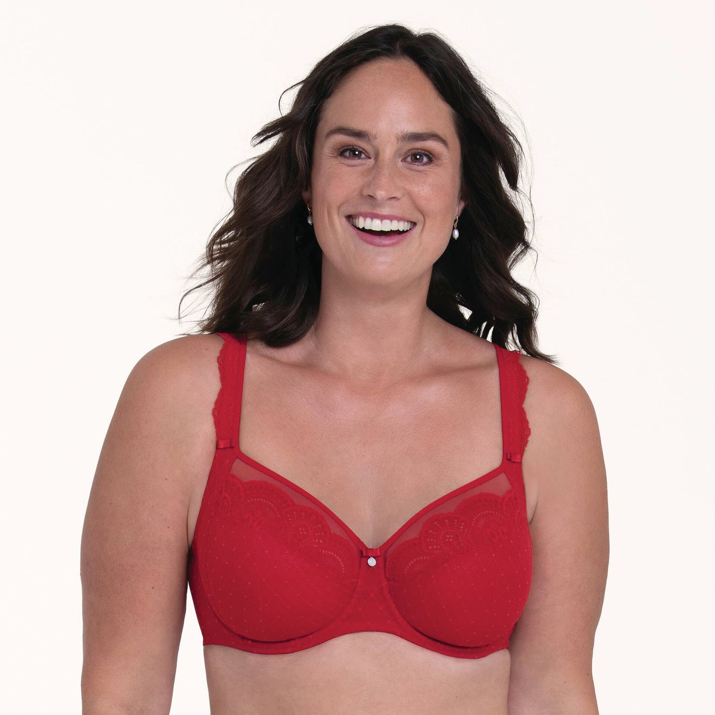 Selma Reggiseno Con Ferretto Coppe Soft Coprenti Rosso 5635