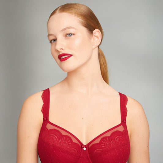 Selma Reggiseno Con Ferretto Coppe Soft Coprenti Rosso 5635