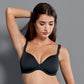 Rosa Faia Selma Reggiseno Con Ferretto E Coppe Microforate Spacer 5637 Nero