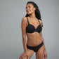 Rosa Faia Selma Reggiseno Con Ferretto E Coppe Microforate Spacer 5637 Nero