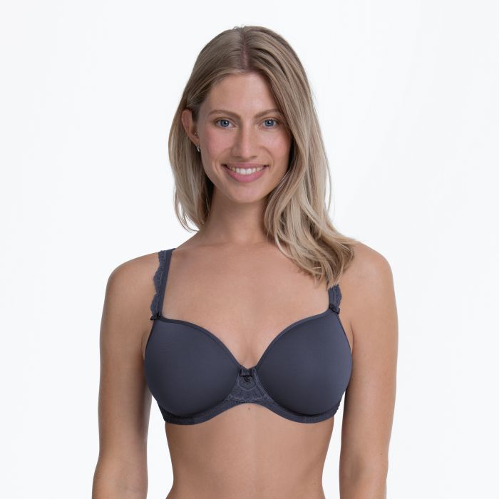 Rosa Faia Selma Reggiseno Con Ferretto E Coppe Microforate Spacer 5637 Shadow Blue