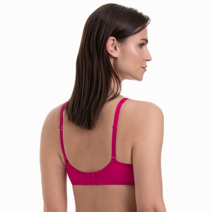 Fleur Reggiseno Con Ferretto E Coppe Foderate In Charmeuse Cherry 5653