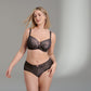 Fleur Reggiseno Con Ferretto E Coppe Foderate In Charmeuse Antracite 5653
