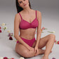 Fleur Reggiseno Senza Ferretto con Coppe Imbottite Cherry Red 5654