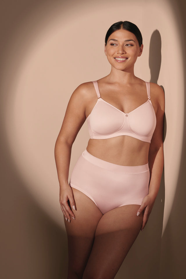 Claire Reggiseno Senza Ferretto E Coppe Microforate Spacer Rosewater 5834