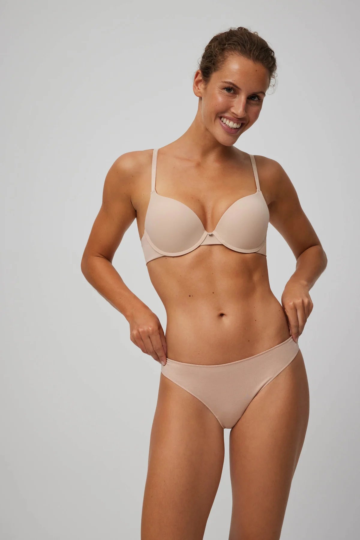 Slip Brasiliana Nude 19645 Cotton Nature PRONTA CONSEGNA