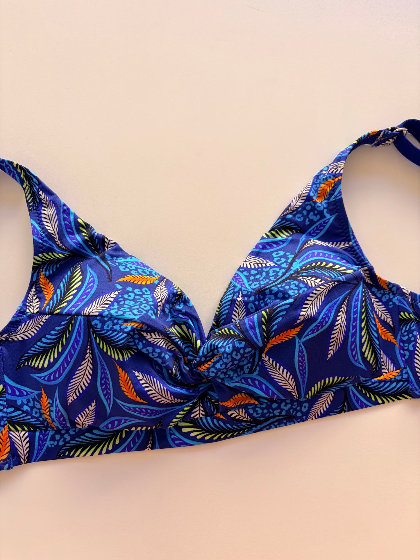 Bralette Costume Senza Ferretto Donatella Blu