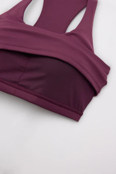 Ysabel Mora Canotta Sportiva Da Donna Con Reggiseno Incorporato 70973 Cherry Lacquer
