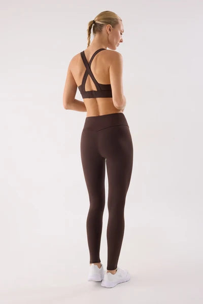 Ysabel Mora Leggings Sportivi Modellanti Da Donna 70976 Dark Chocolate
