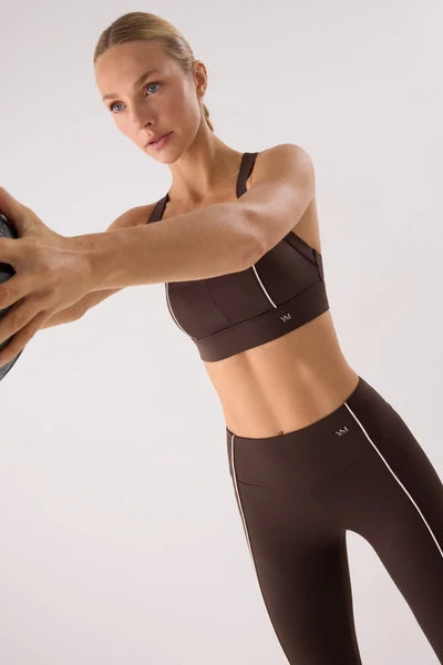 Ysabel Mora Leggings Sportivi Modellanti Da Donna 70976 Dark Chocolate
