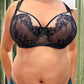 Reggiseno Valentine con coppa ricamata in pizzo soft e ferretto Blu