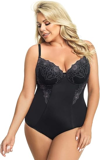 Body Con Ferretto E Coppe Soft Contenitivo E Modellante Nero G184