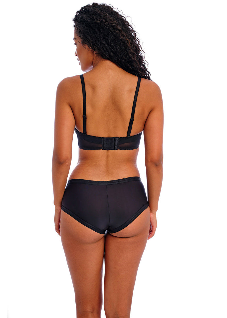 Tailored Black Reggiseno Con Ferretto E Coppe Preformate Senza Imbottitura Effetto Push Up