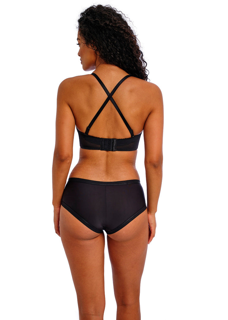 Tailored Black Reggiseno Con Coppe Preformate E Spalline Removibili E Ferretto