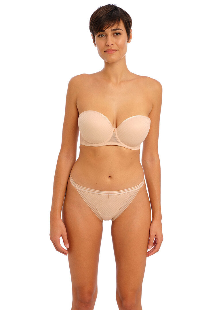 Tailored Natural Beige Reggiseno Con Coppe Preformate E Spalline Removibili E Ferretto