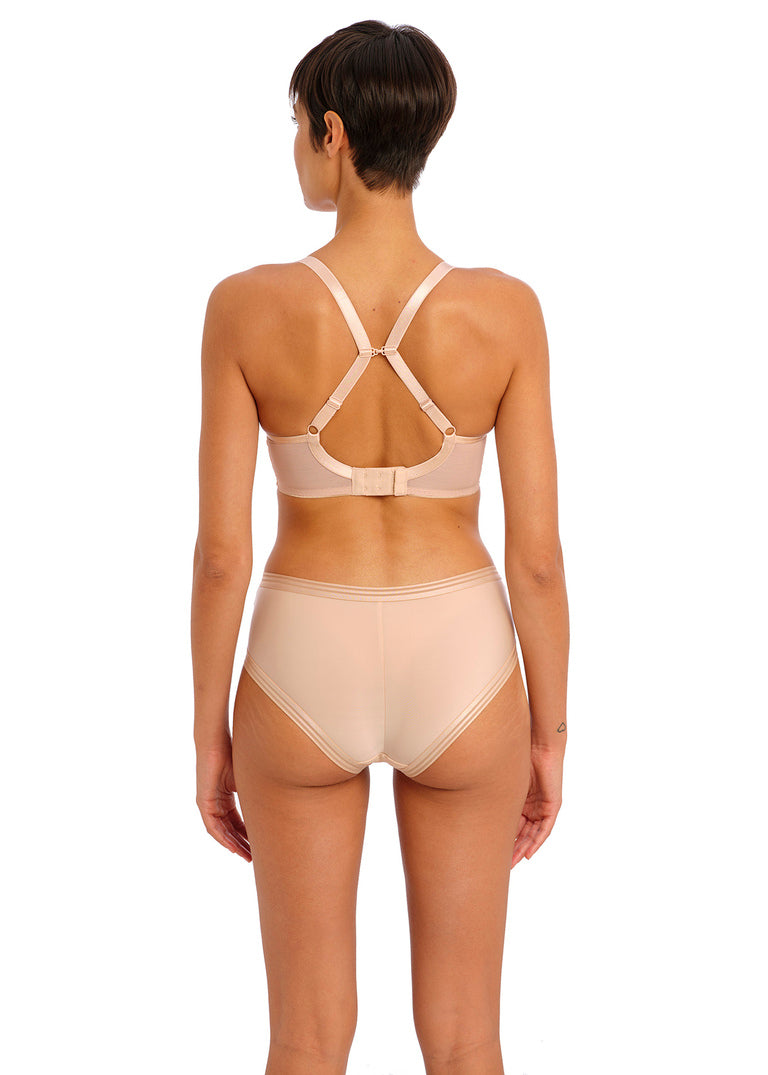 Tailored Natural Beige Reggiseno Con Ferretto E Coppe Preformate Senza Imbottitura Effetto Push Up