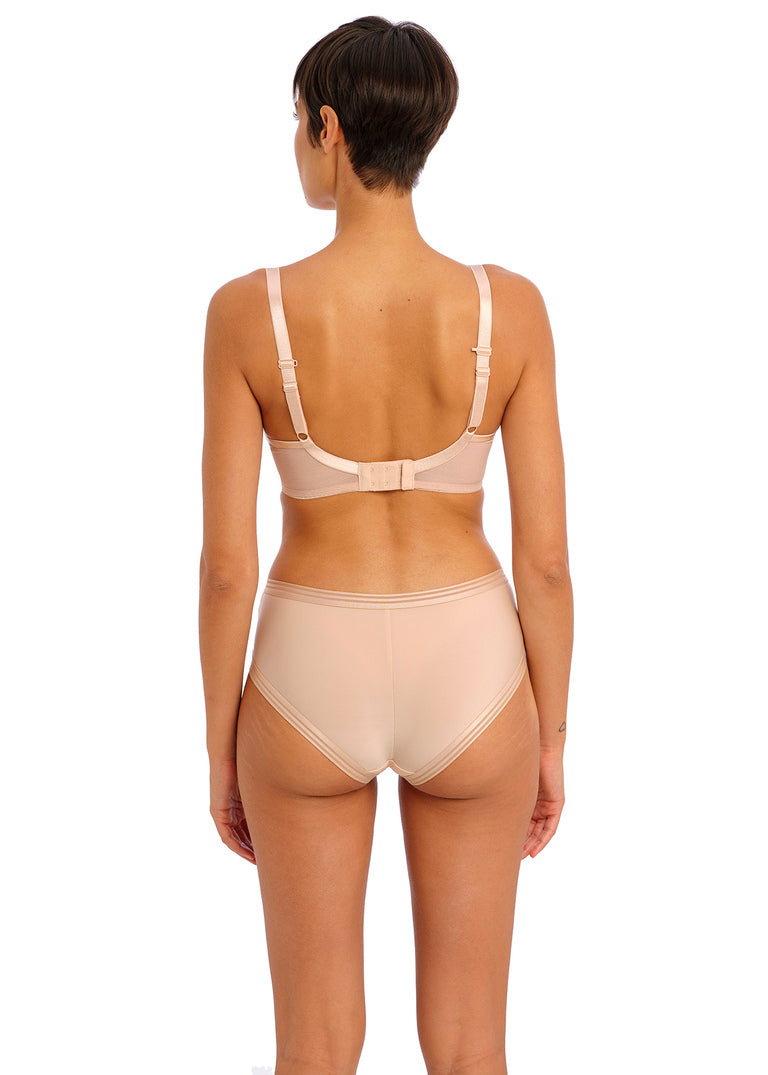Tailored Natural Beige Reggiseno Con Ferretto E Coppe Preformate Senza Imbottitura Effetto Push Up