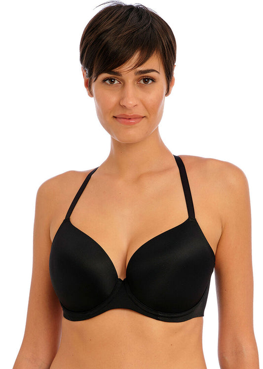 Undetected Black Moulded Bra