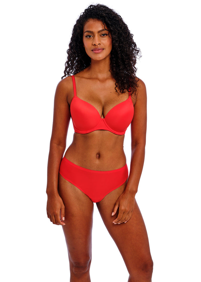 Undetected Reggiseno Con Ferretto E Coppe Preformate Non Imbottite Chilli Red
